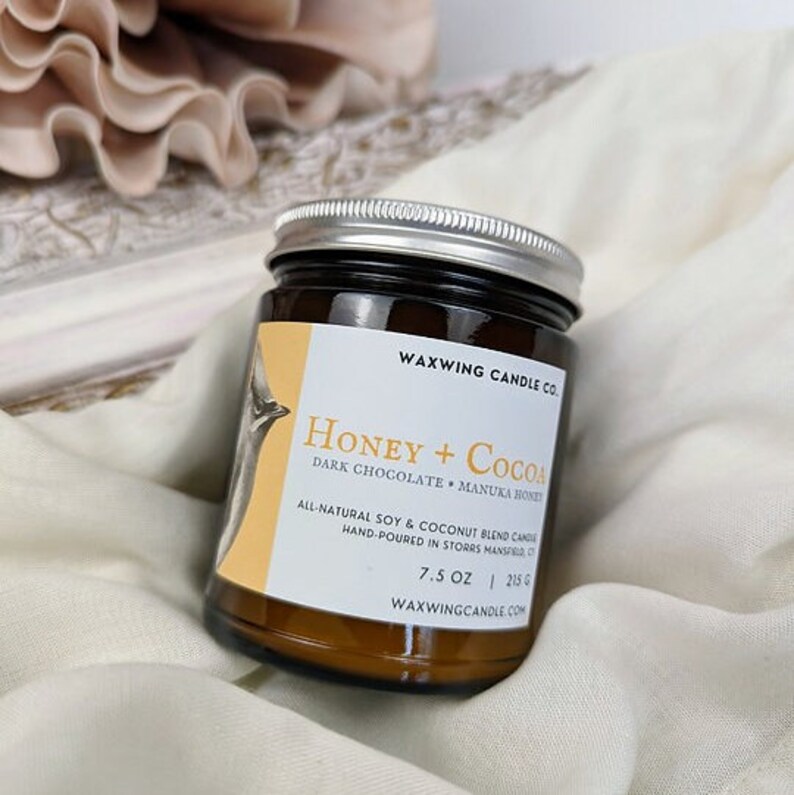 Honey Cocoa Allnatural Soy Coconut Wax Blend Scented Etsy
