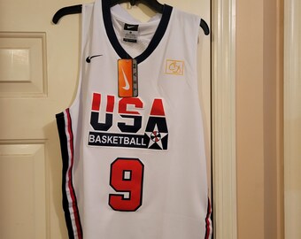Camiseta Michael Jordan XL Team USA Champion. Mancha de pátina - Etsy España