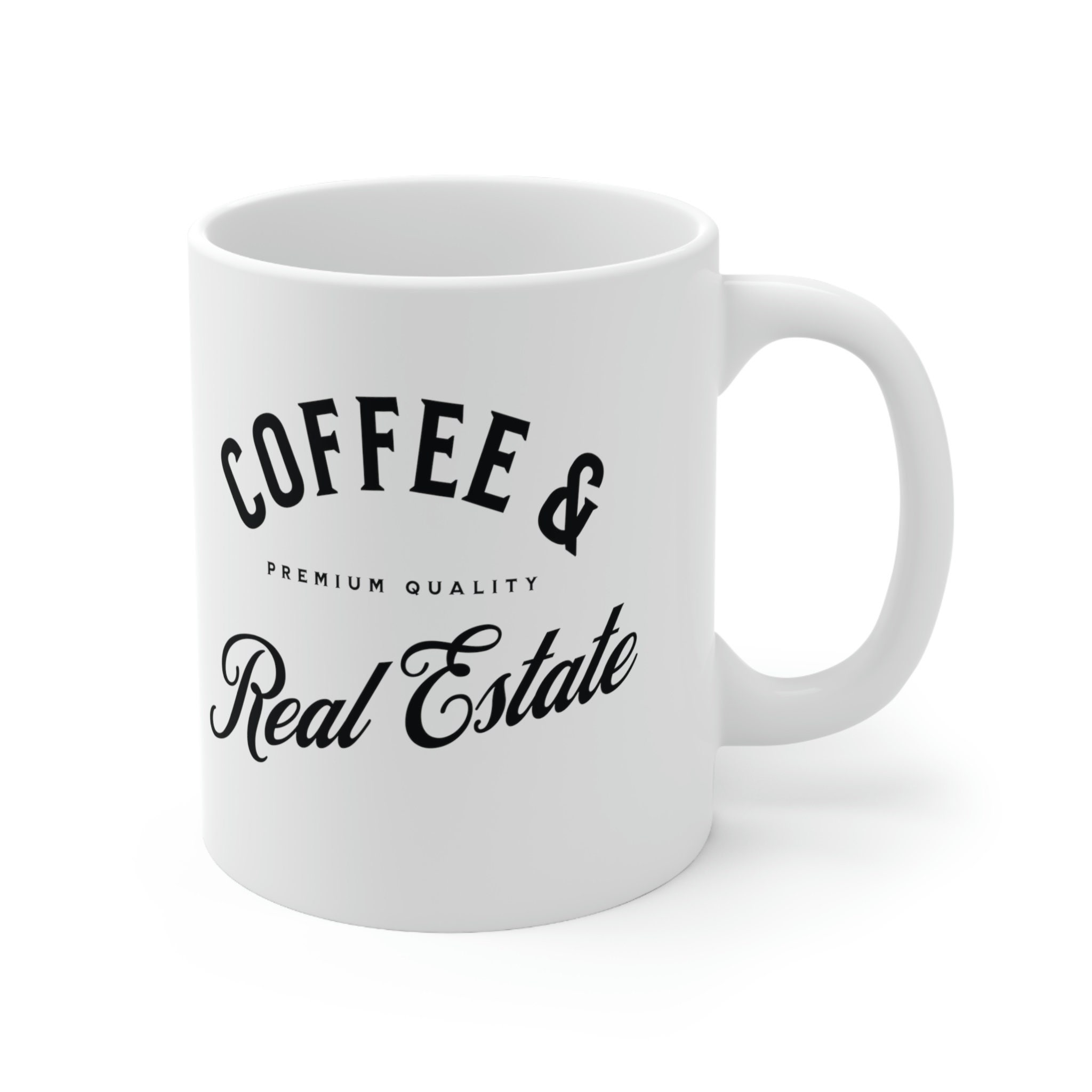 Coffee & Real Estate Coffee Cup Gift to Realtor Real Estate Etsy