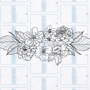 Birth Flower Tattoo Flat Lay