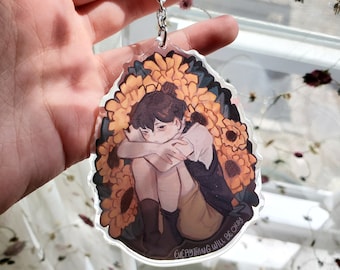 OMORI : バジルラバーキーホルダー 3インチ - Etsy 日本
