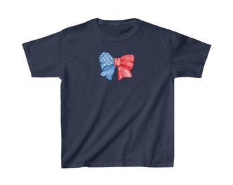 Amerikaans strik-T-shirt voor kinderen