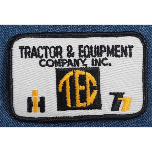 NOS 80s Vintage TEC Tractor & Equipment CO. Inc. 4" Patch - International Harvester