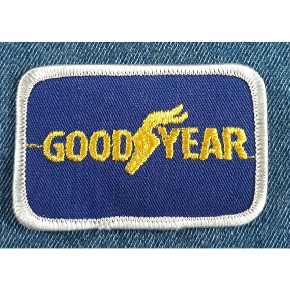NOS 70s Vintage Goodyear Good Year 3" Patch Racec… - image 1