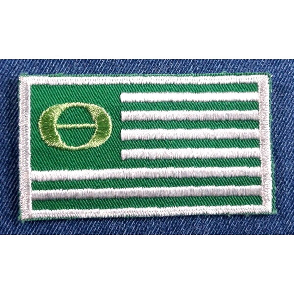 70s Vintage Original ECOLOGY FLAG 2"x 3.5" Patch 70's Green Peace Environment ECO