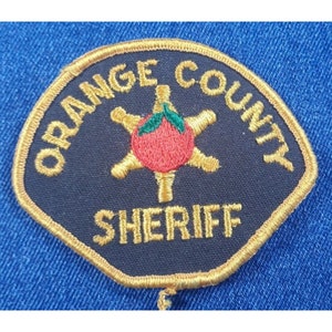 Orange County Sheriff Patch - Etsy