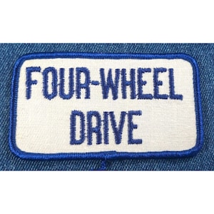 NOS 70s Vintage Four Wheel Drive 3.5&quot; Patch Truck Chevy Ford Dodge Off Road ATV
