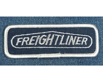 NOS 70s Vintage Original Freightliner Trucks 4" Patch Rig Semi Trucker For Hat Blue