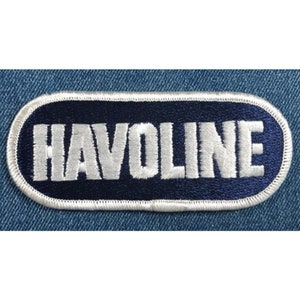 NOS Vintage Original HAVOLINE Motor Oil Patch Automotive Racing - RETRO