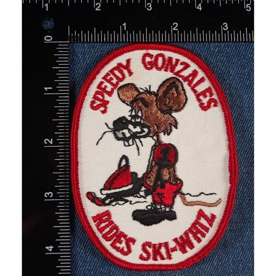 Vintage Patch NOS  Speedy Gonzales Rides SNO WHIZ… - image 3