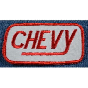 Original 70s NOS Vintage CHEVY 4&quot; Patch Chevrolet Bowtie Dealer Truck Muscle Car