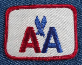 NOS Original Vintage American Airlines 3" Patch Airplane Aviation Flight Sky
