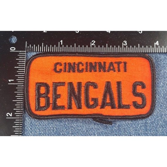 NOS 70s Vintage Cincinnati Bengals 4" Patch Footb… - image 2