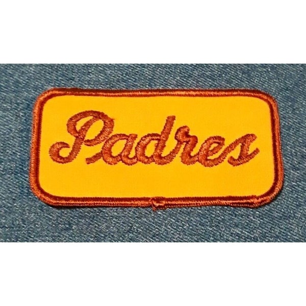 NOS 70s Vintage San Diego Padres 4" Patch Baseball Original