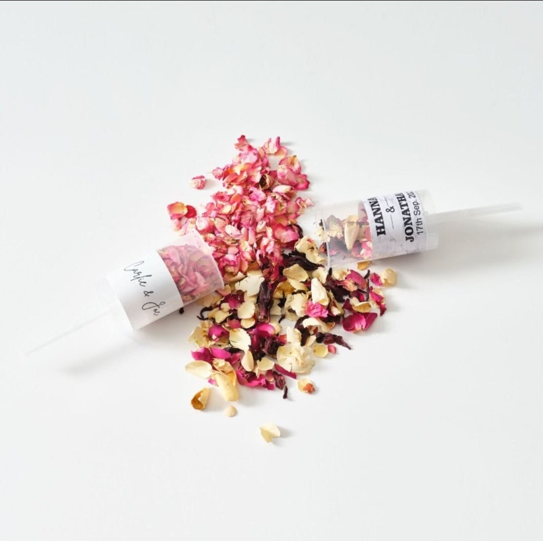 Eco Biodegradable Dried Flower Confetti, Botanical Petals Wedding Ceremony  Toss, Craft Flowers Mix, Soap Bath Bomb Candle Making DIY Decor 