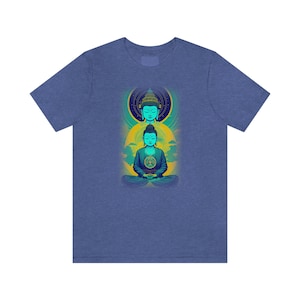 Meditating Buddha Tee, Buddha Shirt, Meditation Shirt, Enlightenment Shirt, Tao Shirt, Enlightenment Shirt, Zen Shirt, Zen Buddhism Shirt
