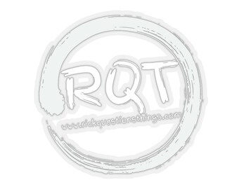 RQT White Stickers
