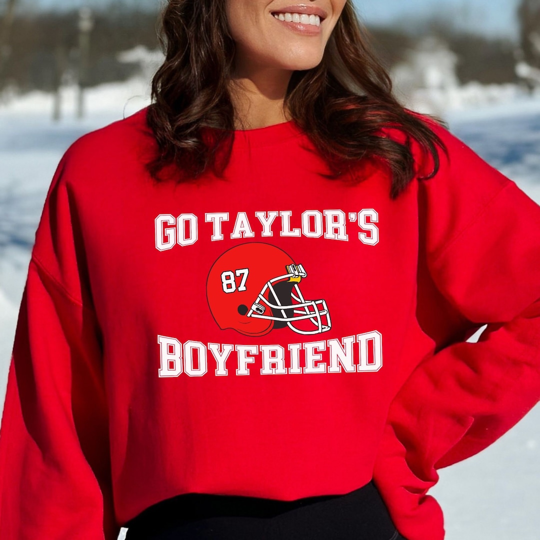 Go Taylors Boyfriend Crewneck Sweatshirt,oversized Trendy Number 87