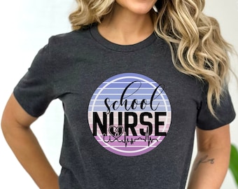 School nurse shirt, Cute School Nurse Shirt, School Nurse Gift, Nurse Shirt, School Nurse Tee, Nurse Appreciation, Gift for Nurse,Nurse week