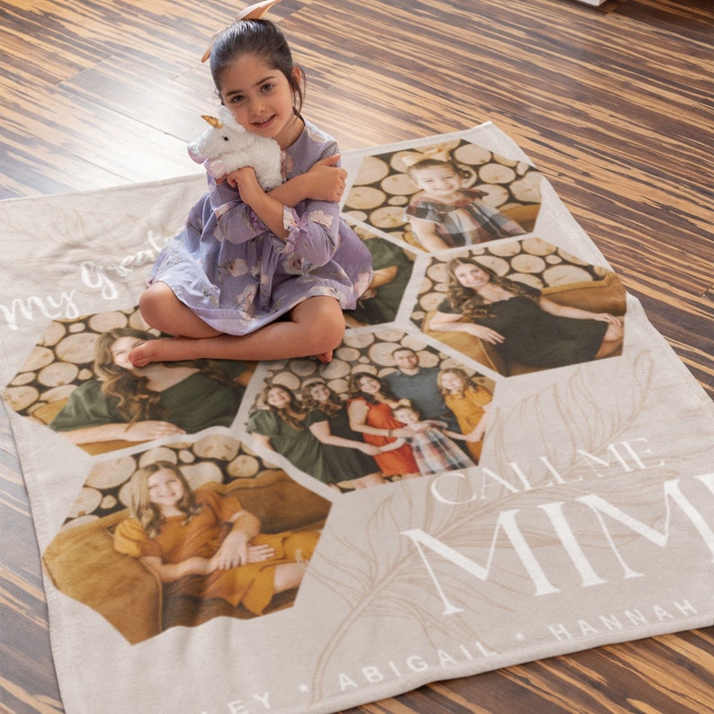 Custom Photo Blanket Personalized Collage Throw Blanket Etsy