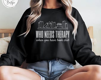 Funny Book Club Sweatshirt, Reading Club Group Shirt, Book Lover and Busy Mom Gift, Bookish Lover Tee, Reading Club for Bookworm Shirt