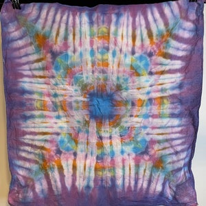 Rainbow Mandala Handkerchief