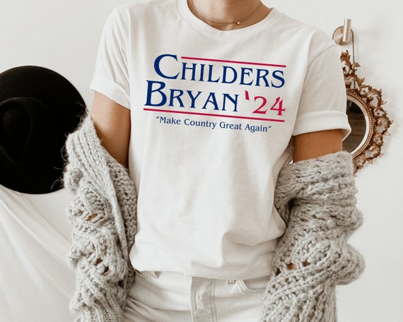 Childers Bryan 24 Shirt, Country Music Shirt, Make Country Great Again Shirt, Western Election T Shirt, 90s Western Shirt, Zach Bryan Shirt.