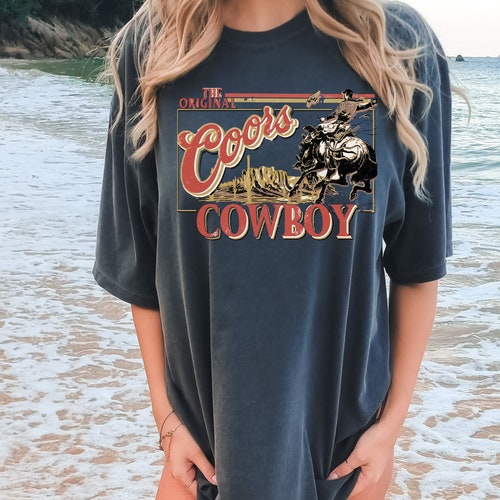 Coors Original Cowboy Comfort Colors Shirt Comfort Colors - Etsy