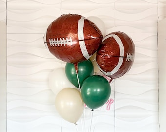 First Down 10 pakje ballonnen - In mijn voetbaltijdperk - Ballonkolom 1e verjaardag voetbal - First Down verjaardag - Touchdown-feestje - First Down