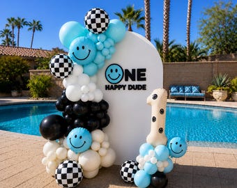 One Happy Dude Birthday - One Happy Dude Theme - One Happy Dude - One Cool Dude - One Happy Dude Balloons - One Cool Dude Balloons - DIY KIT