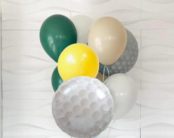 Globos de cumpleaños de hoyo en uno - Hoyo en uno - Cumpleaños de hoyo en uno - Globos de cumpleaños de golf - Fiesta de golf - Fiesta de cuatro cumpleaños - Golf