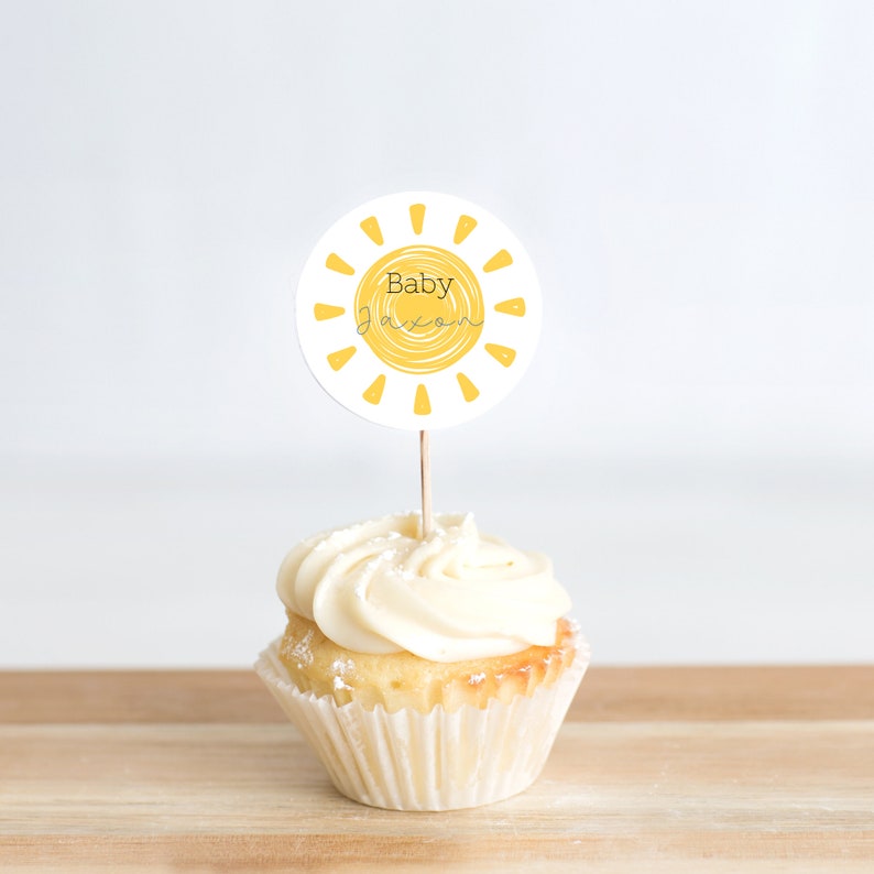 Baby Shower Decor Instant Download Sunshine Baby Shower - Etsy