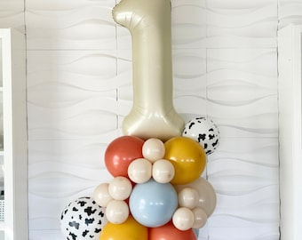 Primi palloncini da rodeo - Compleanno a tema Toy Story - Torre di palloncini per compleanno - Festa di compleanno di Woody - Compleanno da cowboy - Western