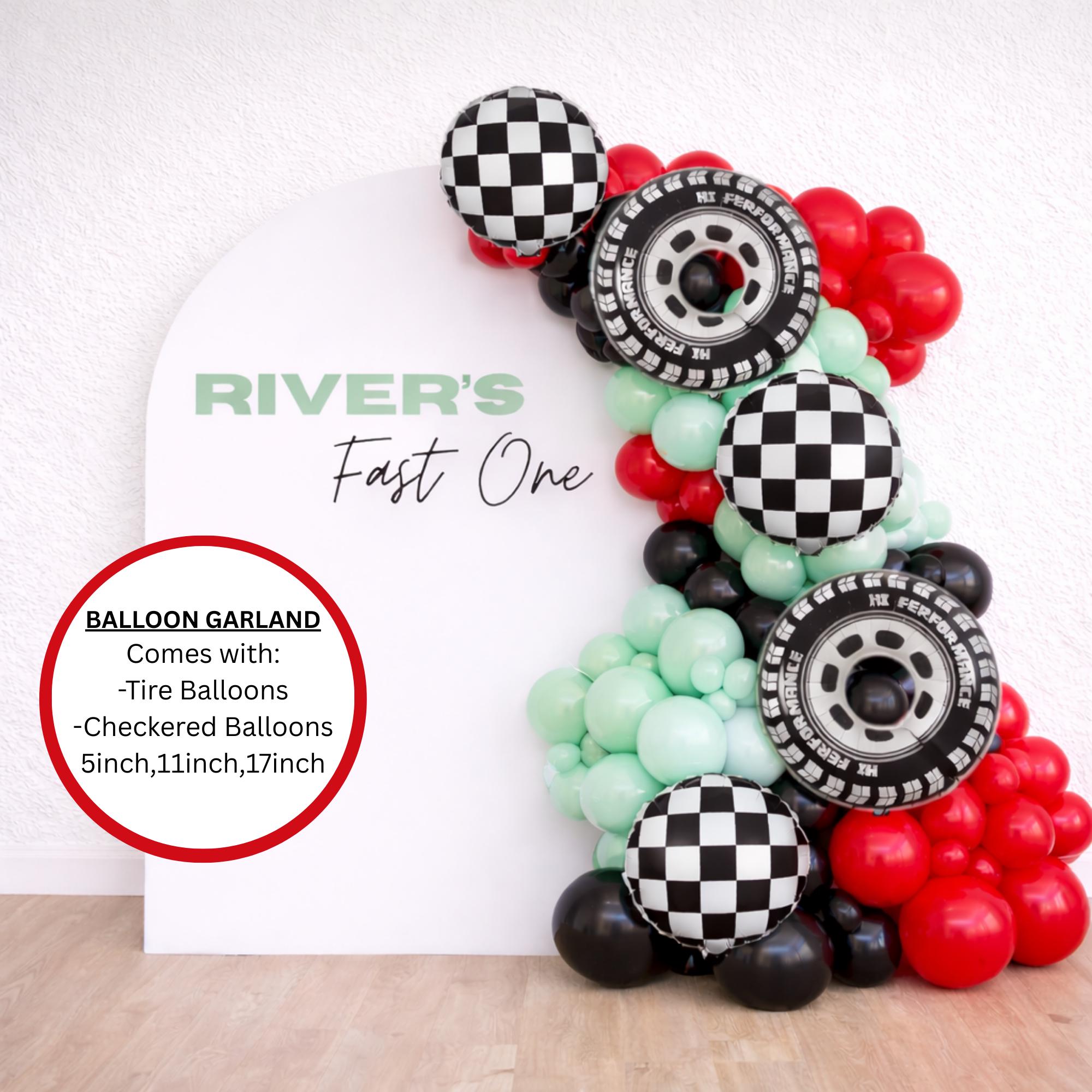 Two Fast Balloon Stack TWO Fast Theme L Two Fast DIY Balloons Kit L Growing Two Fast Birthday ...