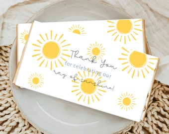 Editable Here Comes the Son Baby Shower Bundle, Here Comes the Son Baby Shower Invitation, Sunshine Baby shower, Sun Baby Shower Decor,