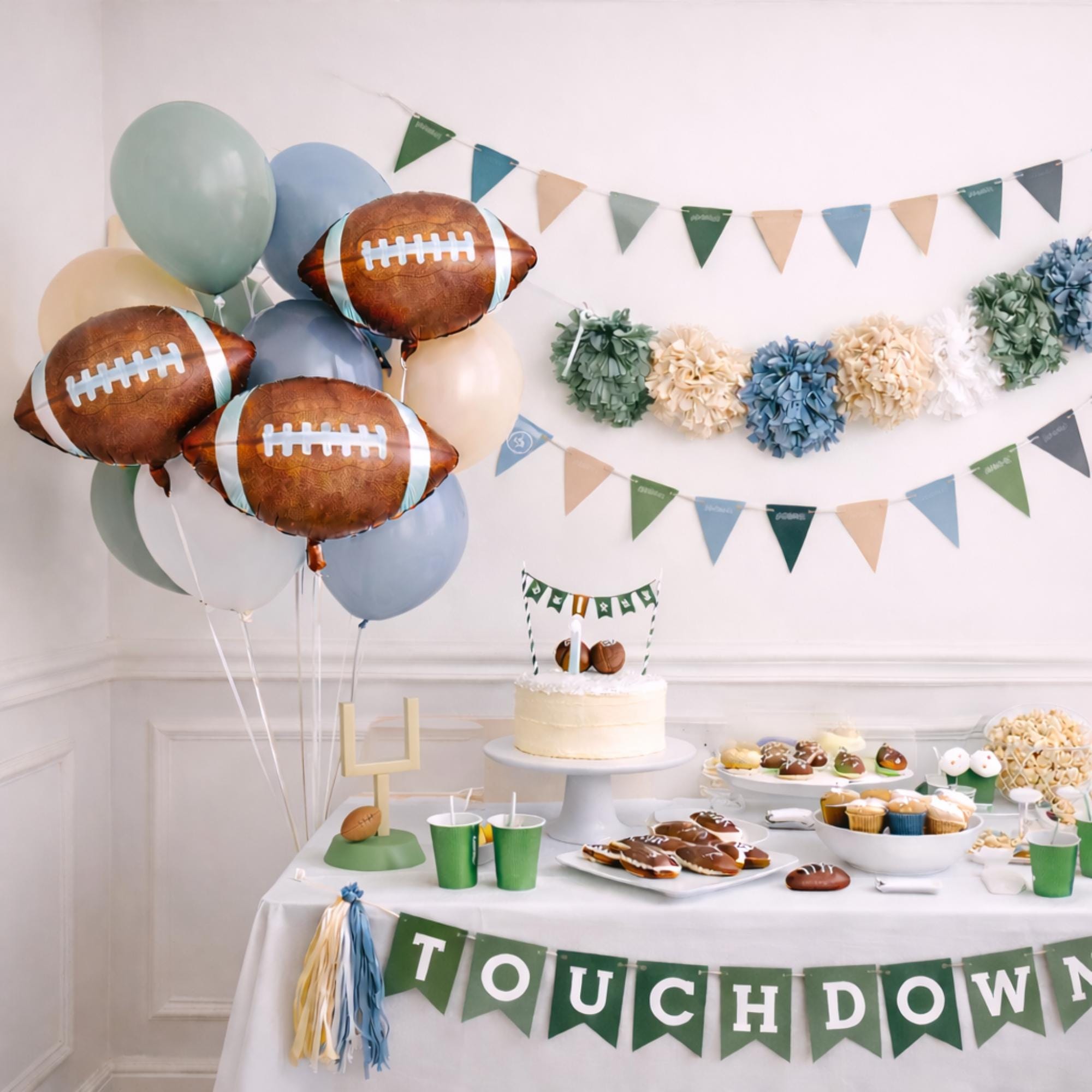 First Down 10 Pack of Balloons -in My Football Era - Football 1st ...