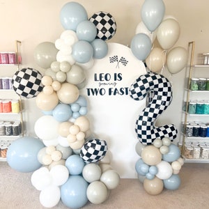 TWO Fast Theme l Two fast DIY Balloons Kit l Growing Two Fast Birthday Theme l Two Fast Balloons l Car Theme Birthday l Balloon Garland