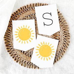 Here comes the son baby shower banner, here comes the son, boy baby shower banner, boy baby shower decorations, banner, Bohobanner