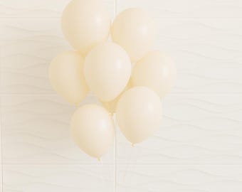 Weißer Sand Luftballon Bündel - Luftballons - DIY Ballon - Brautdusche Luftballons - Geburtstag Luftballons - Hellbraun Luftballons - Ballon Dekor - Party