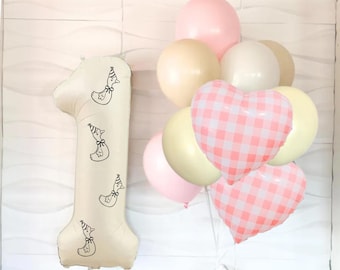 Paquete de globos de One Silly Goose - One Silly Goose - Fiesta de gansos - Globos de One Silly Goose - Decoración para fiesta de cumpleaños de One Silly Goose - Fiesta