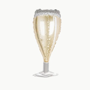 Champagner Flasche Ballon - Champagner Flasche Ballon - Champagner Flasche Dekor - Brautparty Ballon - Bachelorette Ballon -