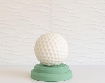 Centro de mesa con pelota de golf impresa en 3D "Hoyo en uno" - Impresión 3D - Hoyo en uno - Cumpleaños con temática de golf - Decoración de golf - Fiesta de golf - Pelota de golf - Fiesta