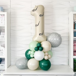 Hole In One Birthday Balloons - Hole In One - Hole In One Birthday - Golf Birthday Balloons - Golf Party - Four Birthday Party - Golf Tower