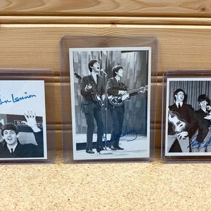 Lot de 3 cartes à collectionner vintage des Beatles, aimants pour réfrigérateur des Beatles, musique des années 60 à collectionner, lot n° 2 comprenant les n° 122, n° 139, n° 149 3e série