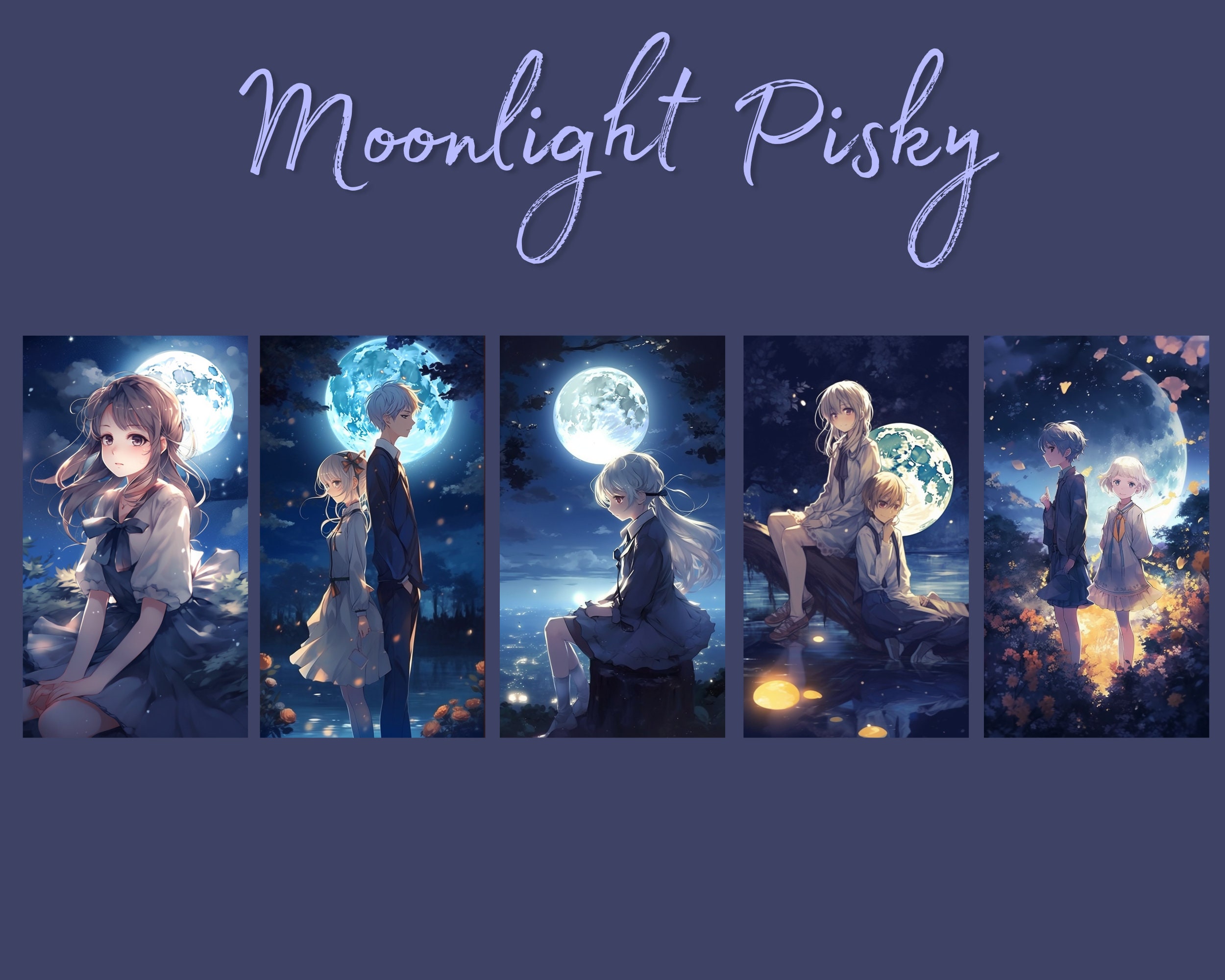 Anime moonlight 1080P, 2K, 4K, 5K HD wallpapers free download | Wallpaper  Flare