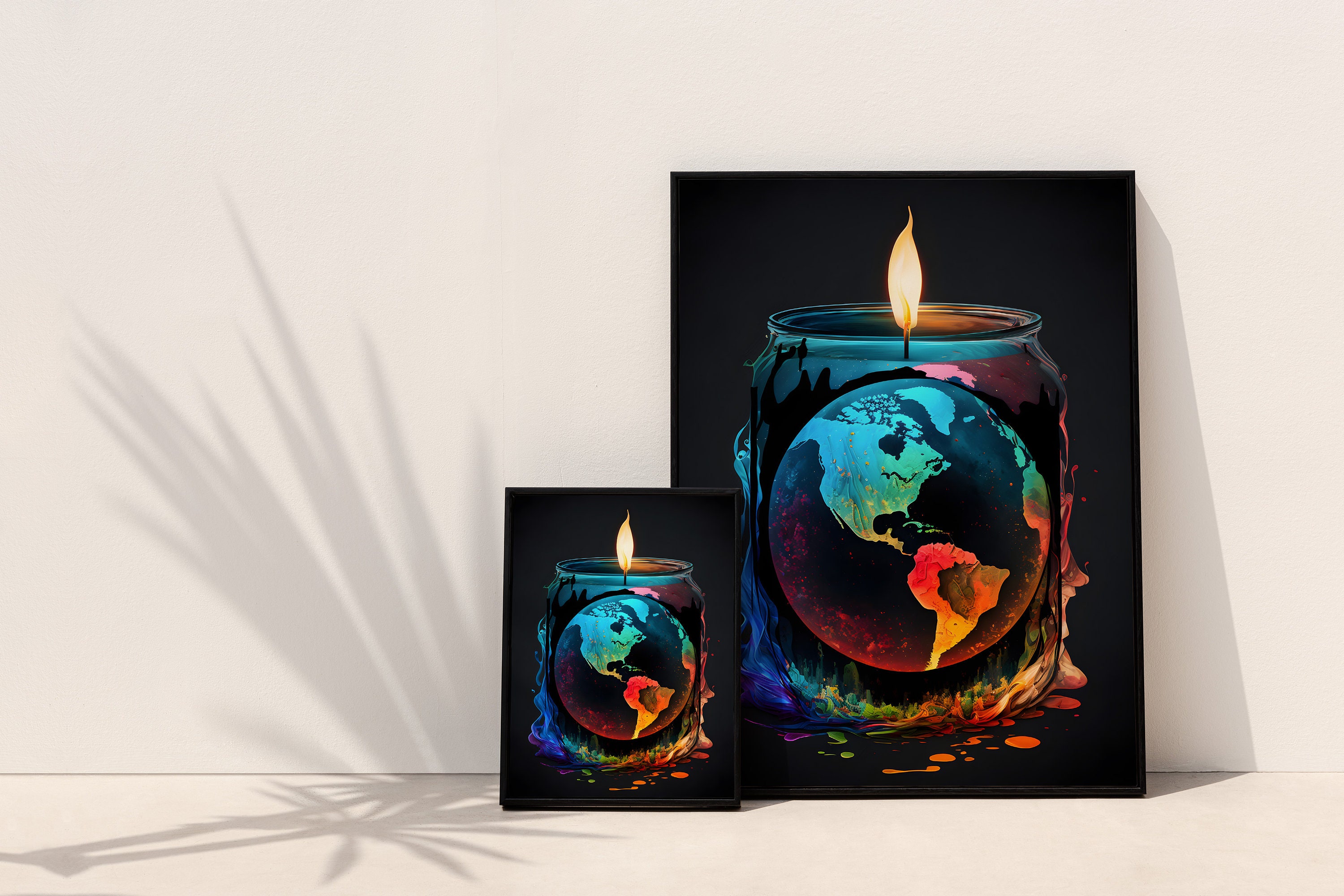 Earth Hour Candle Craft