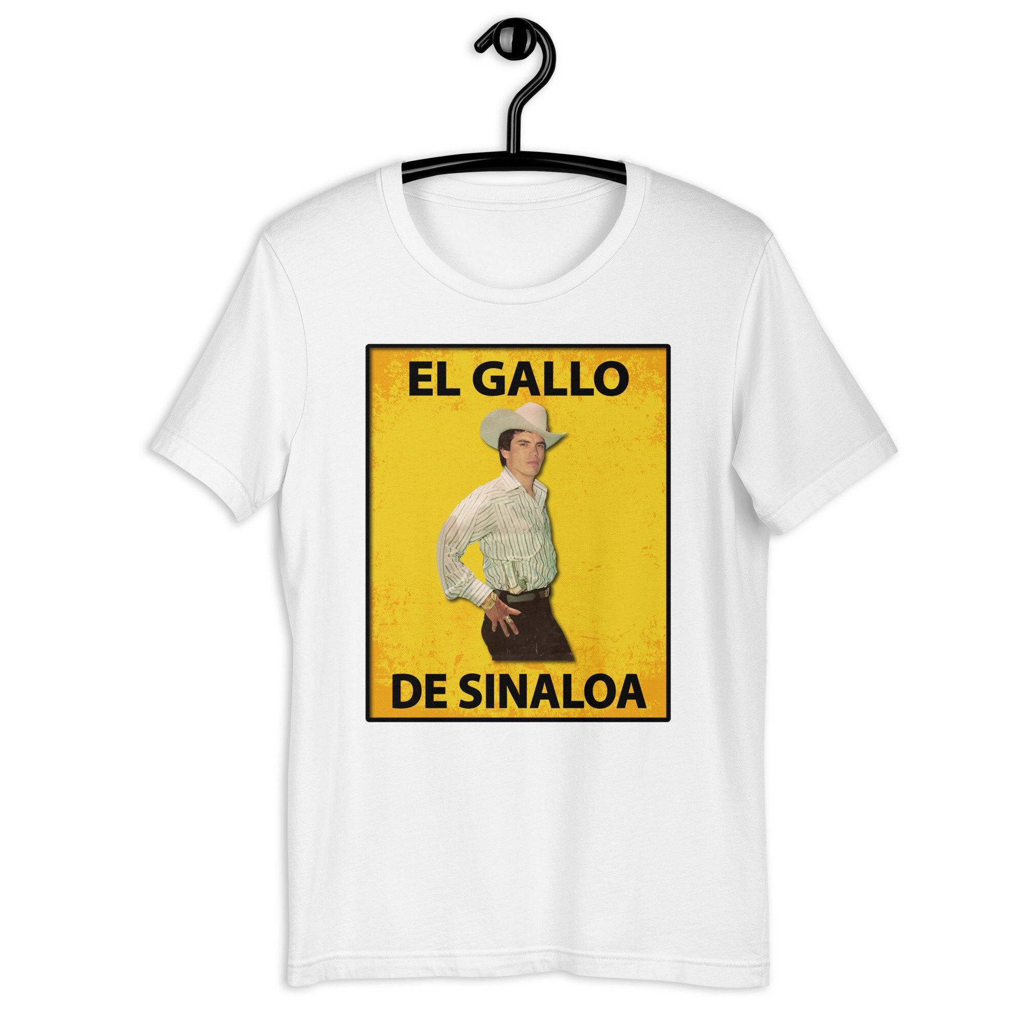 El Gallo de Sinaloa Chalino Sanchez Loteria unisex T-Shirt