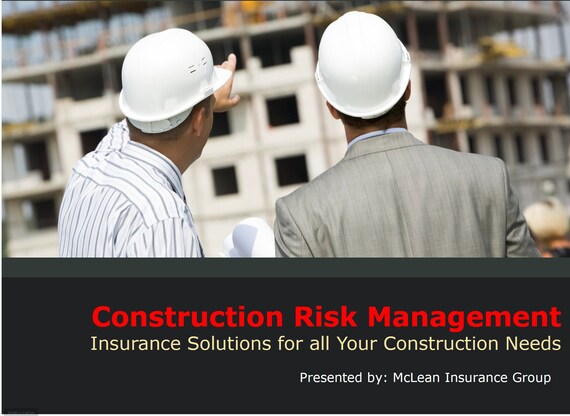 Risk Management Form - Construction Risk Management- Organization Risk - Assessing Risk Form - Mange Business Risks - Risk Management Steps