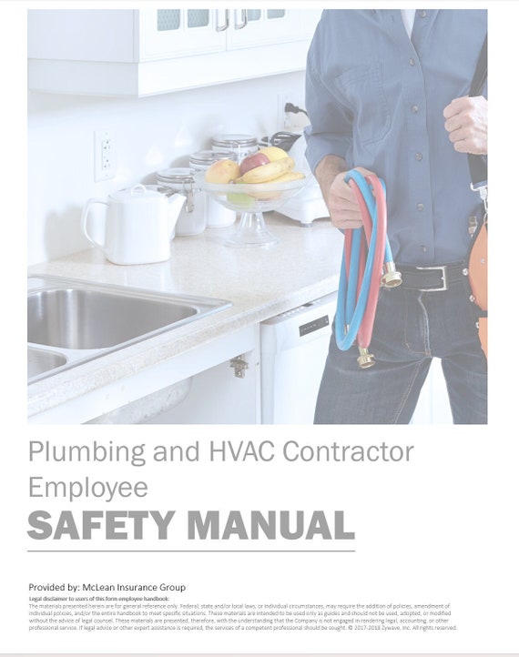 Plumber Safety Forms - Health Safety Policy - Hvac Worker Safety - Heat Worker Safety Manual - Protective Templates - Safety Tip Handbook