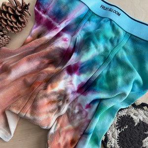 tie dyed men’s underwear, boxer briefs